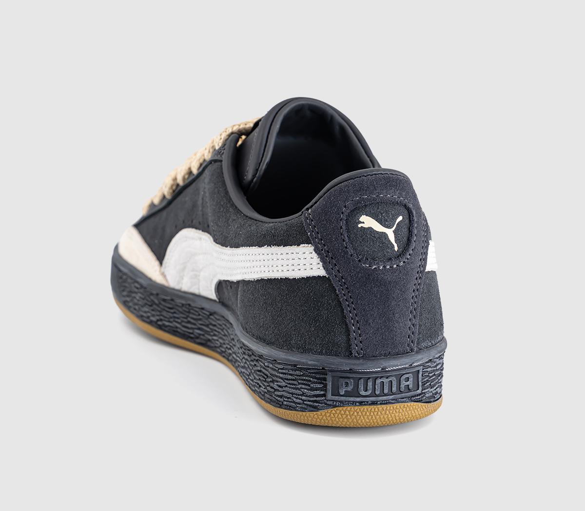 PUMASuede Classic TrainersNahmias Flat Dark Gray Vapor Gray Honey Butter