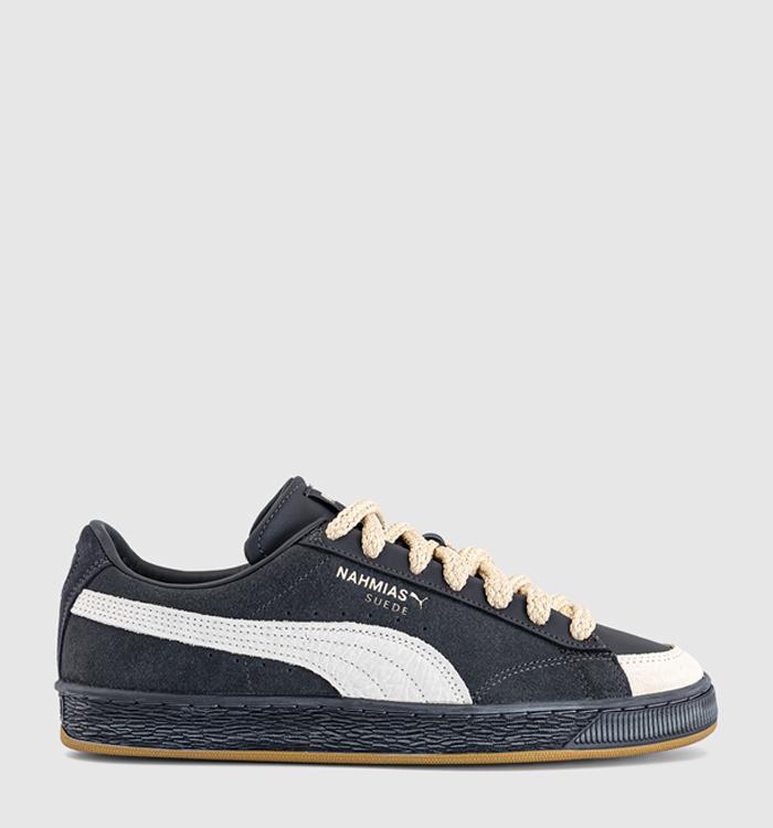PUMA Suede Classic Trainers Nahmias Flat Dark Gray Vapor Gray Honey Butter