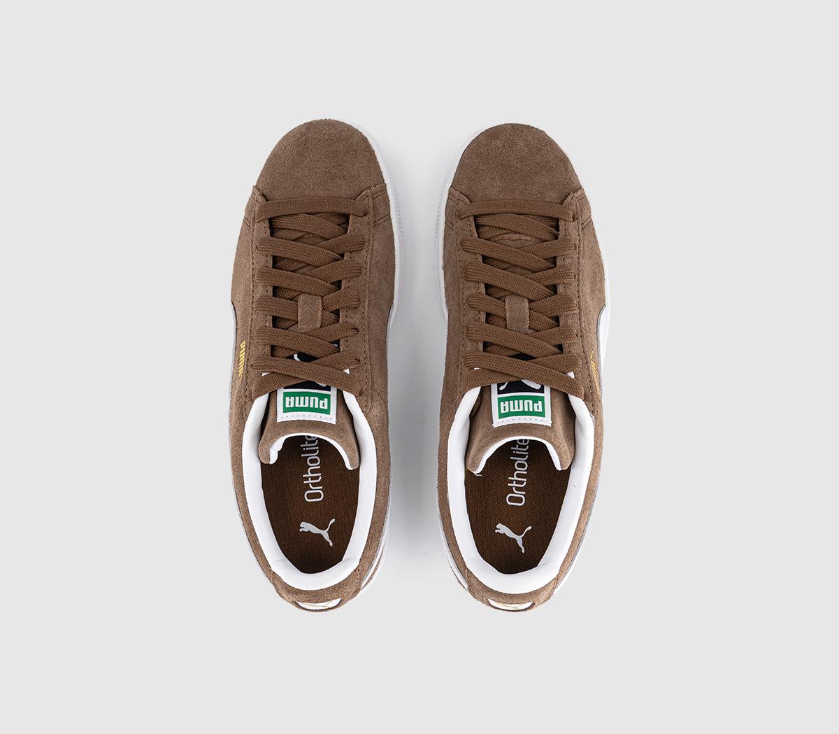 PUMASuede Classic TrainersHaute Coffee Warm White
