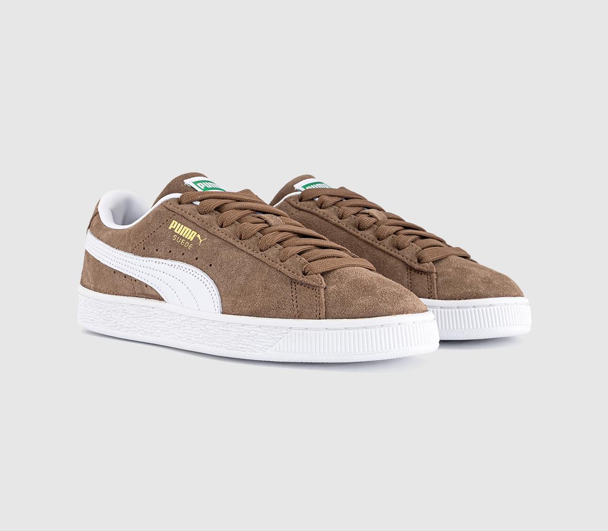 PUMASuede Classic TrainersHaute Coffee Warm White