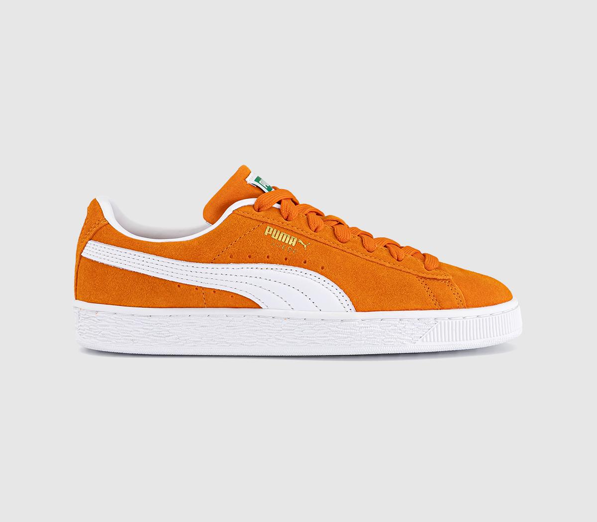 PUMASuede Classic TrainersRickie Orange White