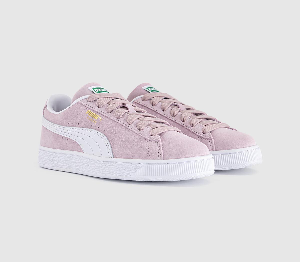 PUMASuede Classic TrainersMisty Pink White