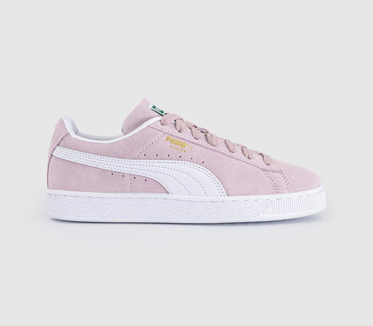 PUMASuede Classic TrainersMisty Pink White