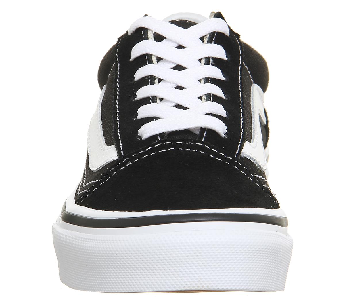 Vans Old Skool Lace Kids Trainers Vans Old Skool Lace Kids Trainers Black True White