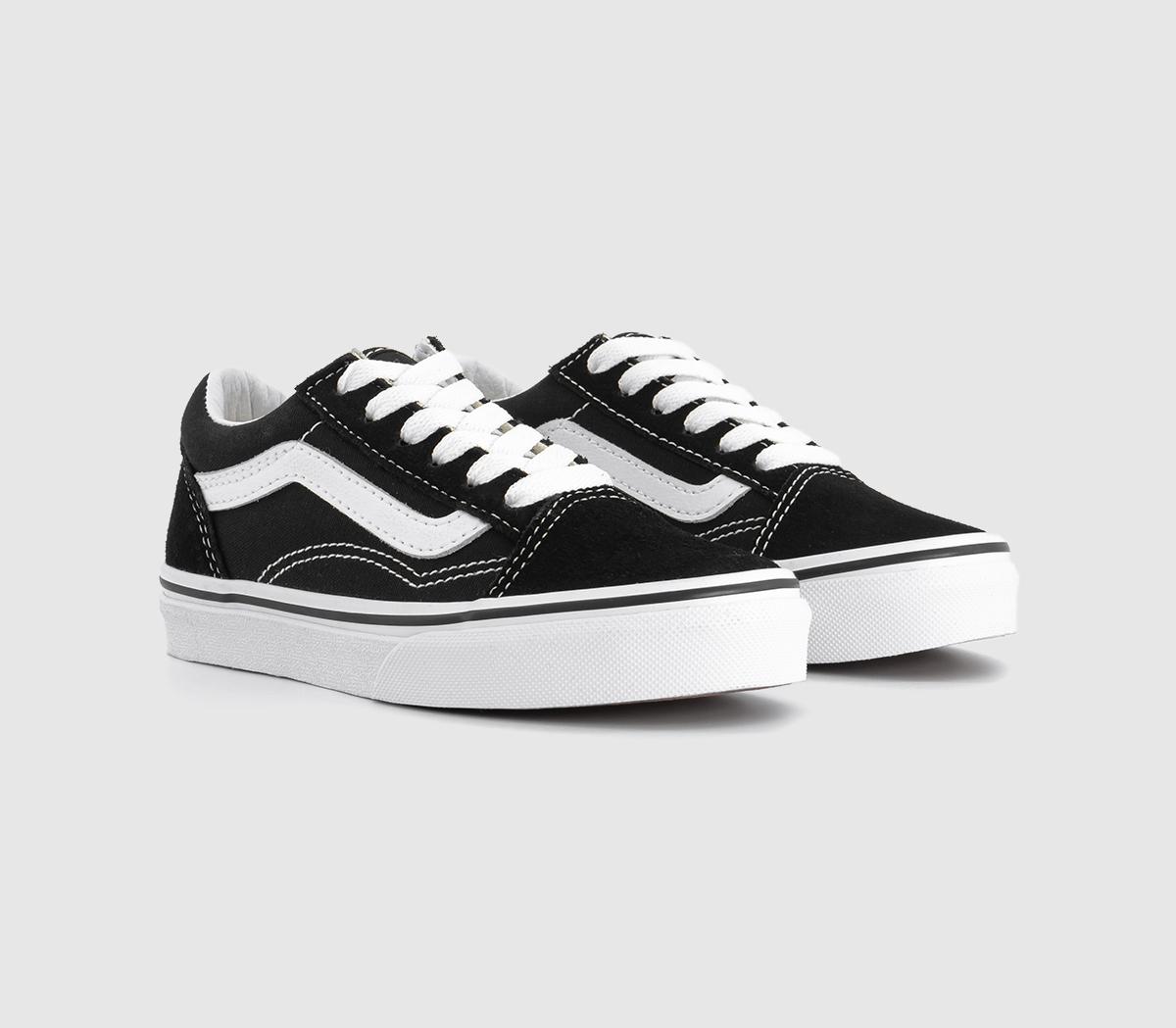VansOld Skool Lace Kids TrainersBlack True White