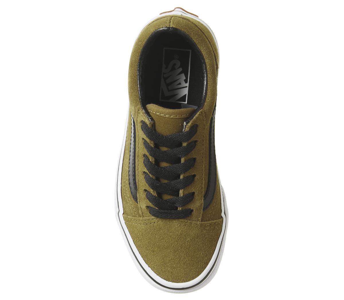 Vans Old Skool Lace Kids Trainers Vans Old Skool Lace Kids Trainers Cumin Black White