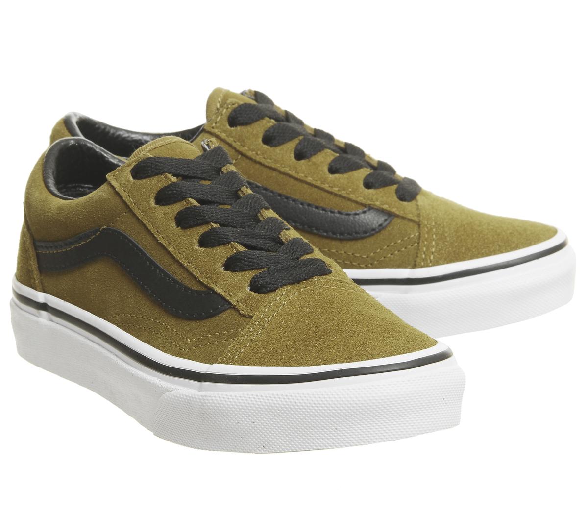 Vans Old Skool Lace Kids Trainers Vans Old Skool Lace Kids Trainers Cumin Black White