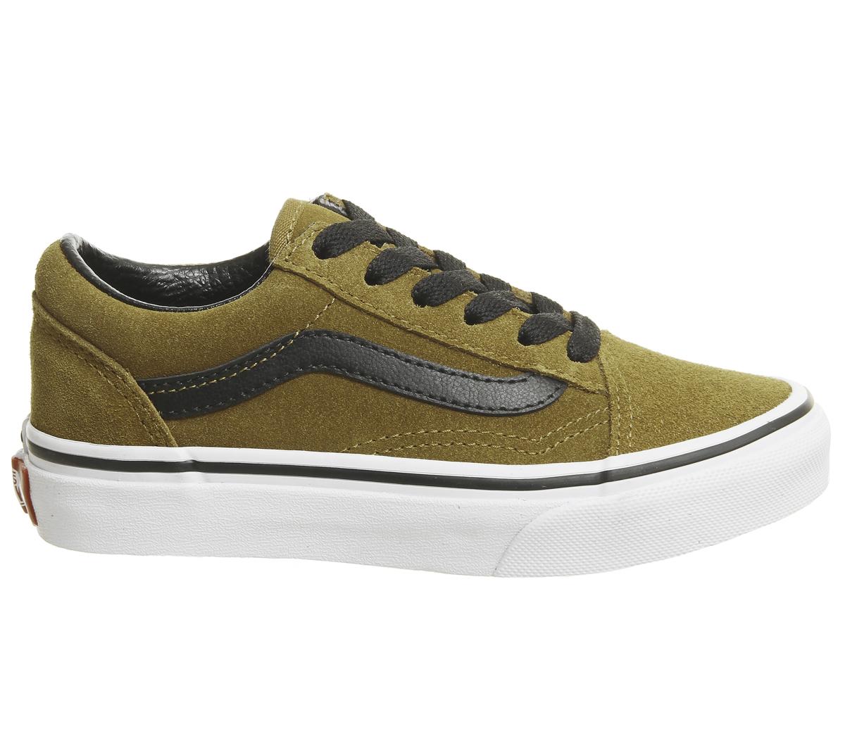 Vans Old Skool Lace Kids Trainers Vans Old Skool Lace Kids Trainers Cumin Black White