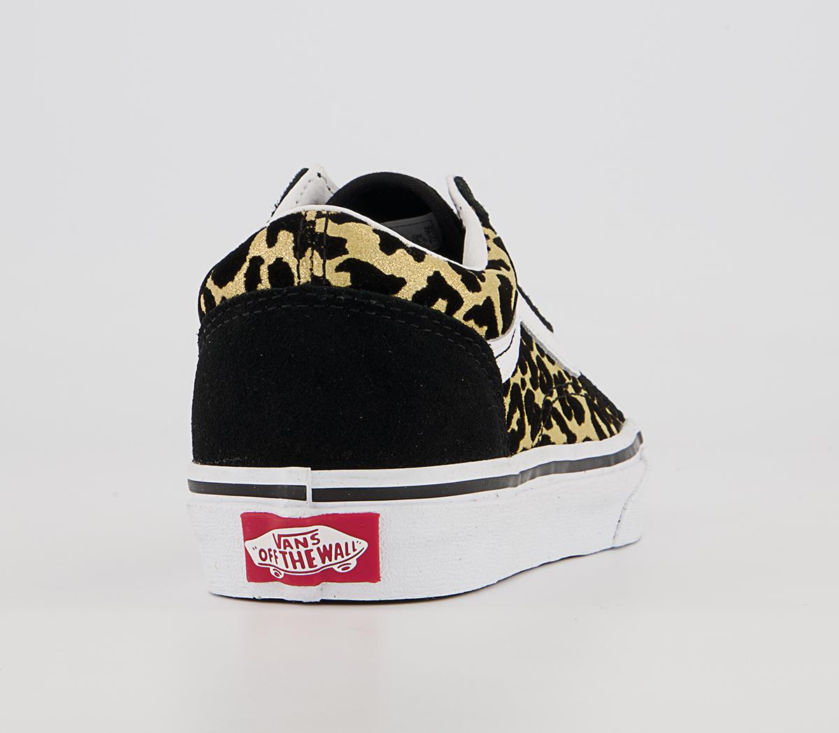 Vans Old Skool Lace K Vans Old Skool Lace K Leopard Black White