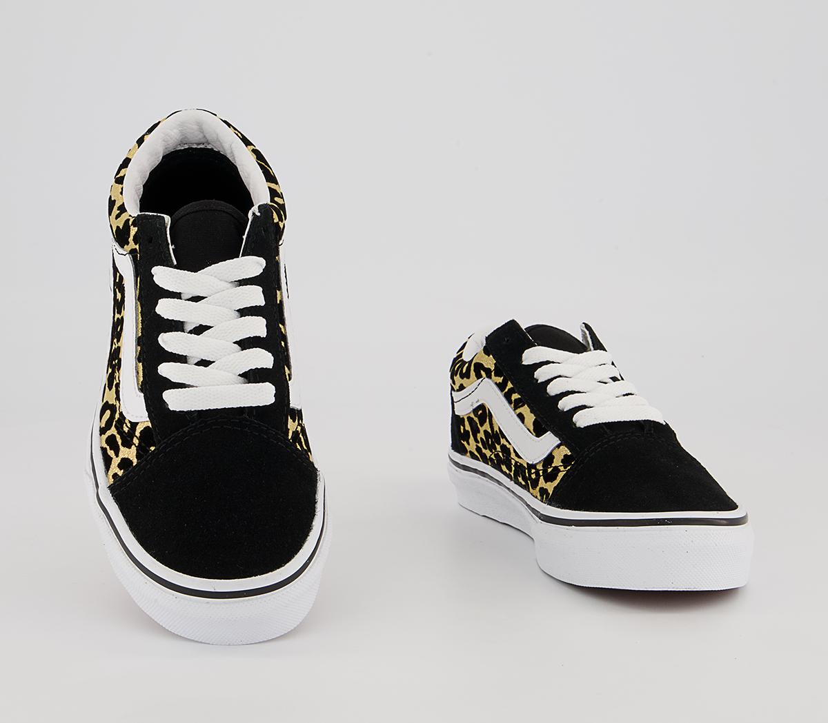 Vans Old Skool Lace K Vans Old Skool Lace K Leopard Black White