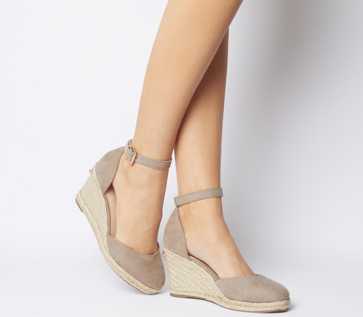 Womens closed toe online espadrilles