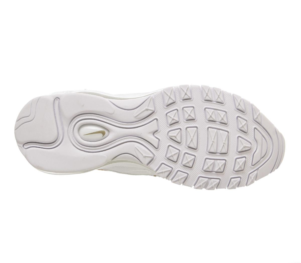 NikeAir Max 97 Gs TrainersWhite White Blush Gold