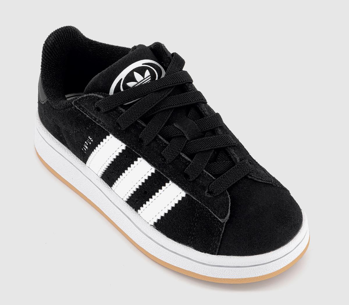 adidas Campus Kids Trainers Black White - Unisex