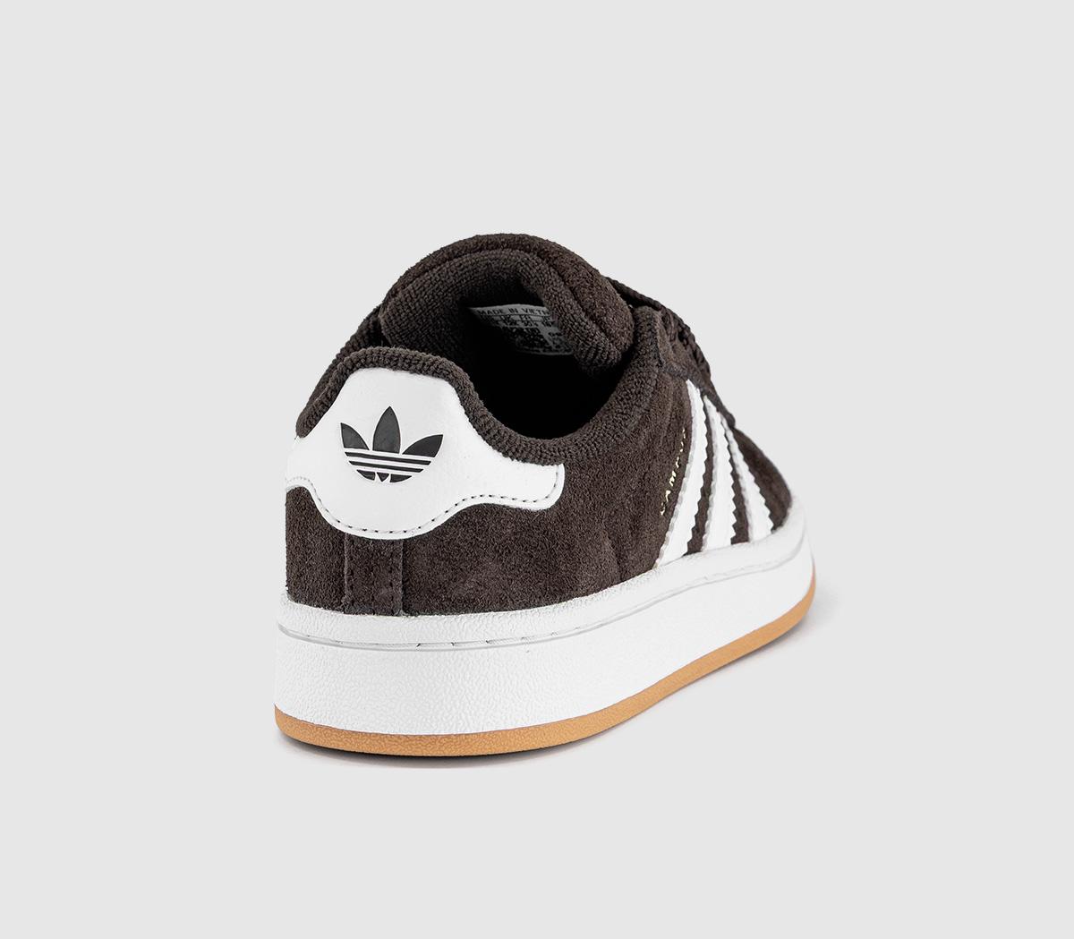 adidasCampus Kids TrainersCoffee White Gum