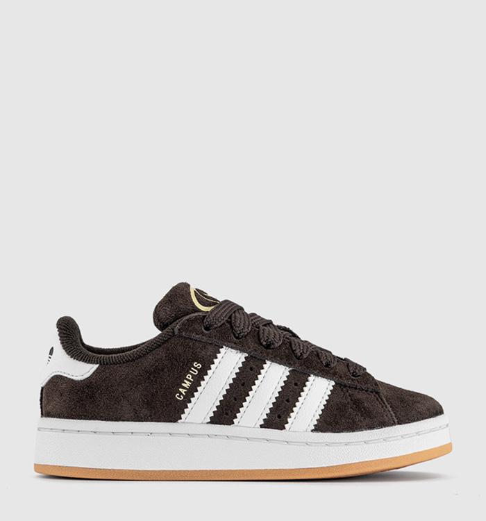 adidas Campus Kids Trainers Coffee White Gum