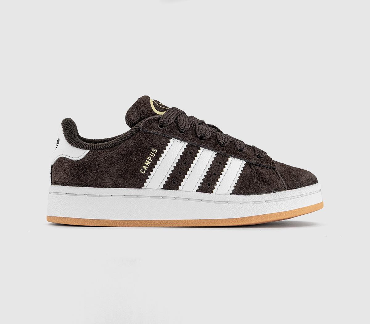 adidasCampus Kids TrainersCoffee White Gum