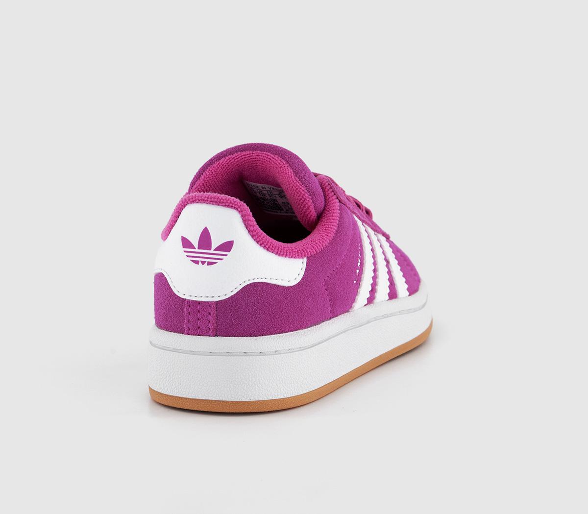 adidasCampus Kids Trainers adidasCampus Kids TrainersSemi Lucid Fuchsia White Semi Lucid Fuchsia
