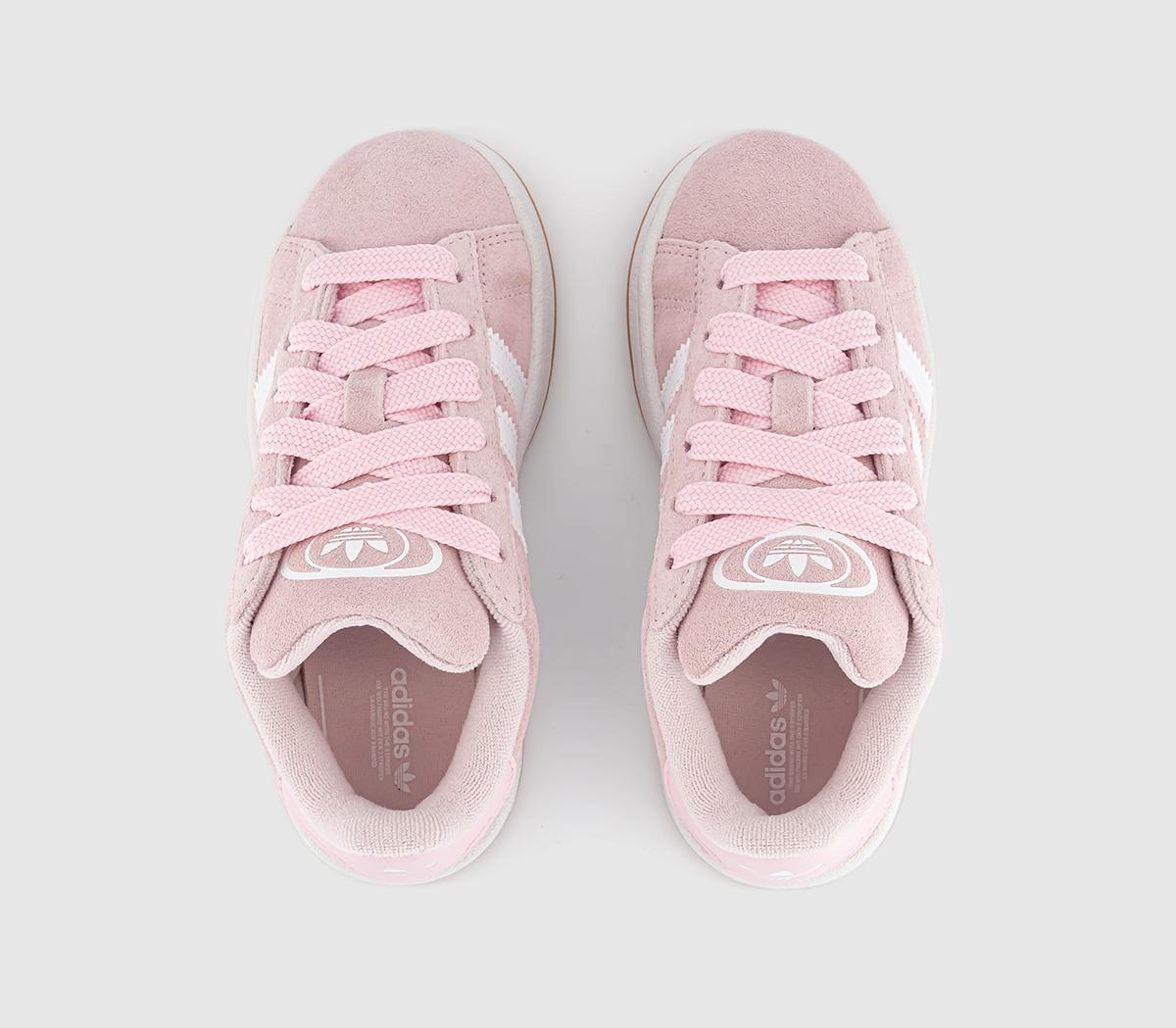 adidasCampus Kids TrainersClear Pink White Gum