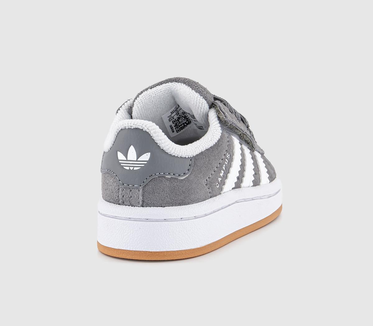 adidasCampus Infant Trainers adidasCampus Infant TrainersGrey White Gum