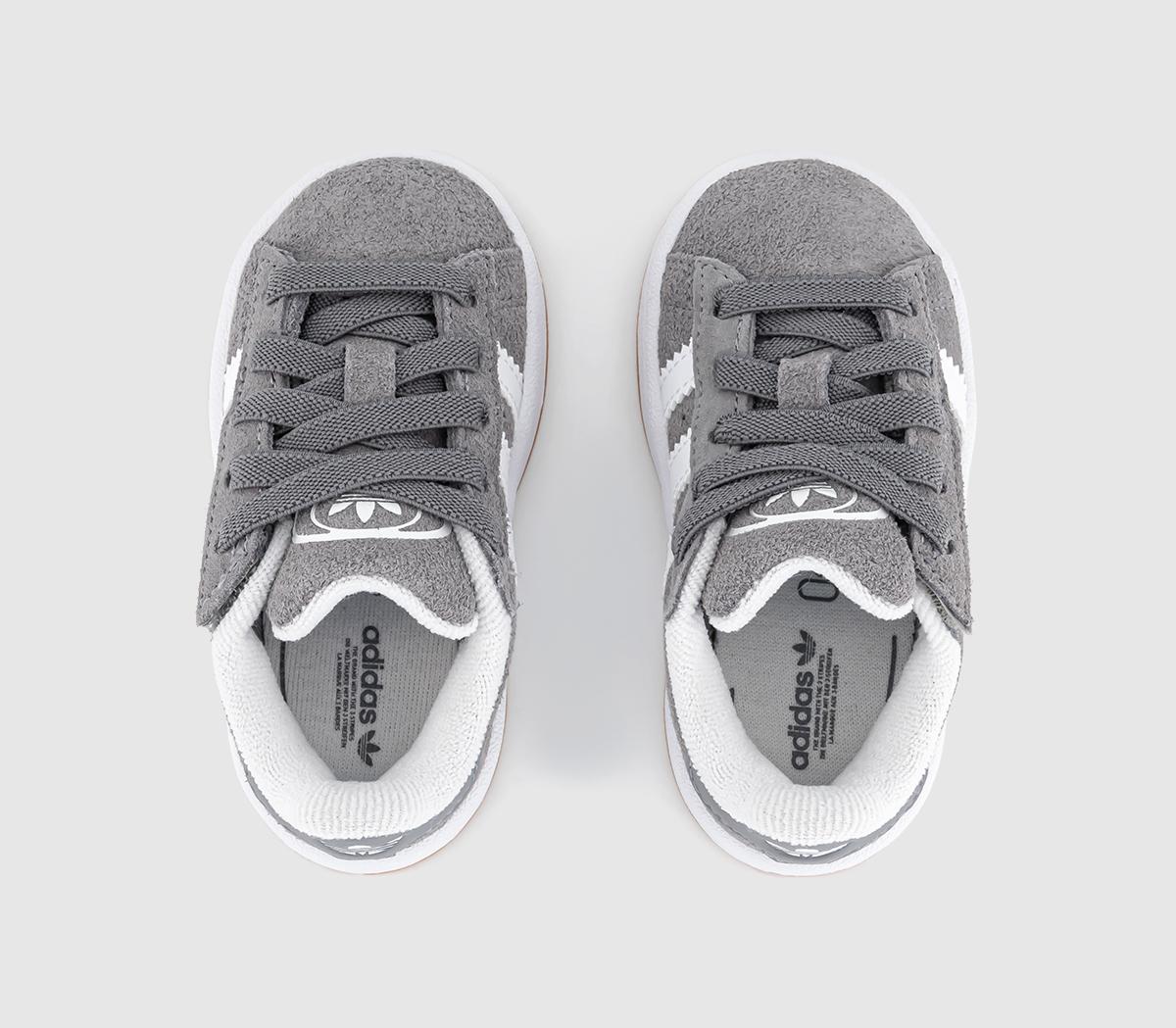 adidasCampus Infant Trainers adidasCampus Infant TrainersGrey White Gum