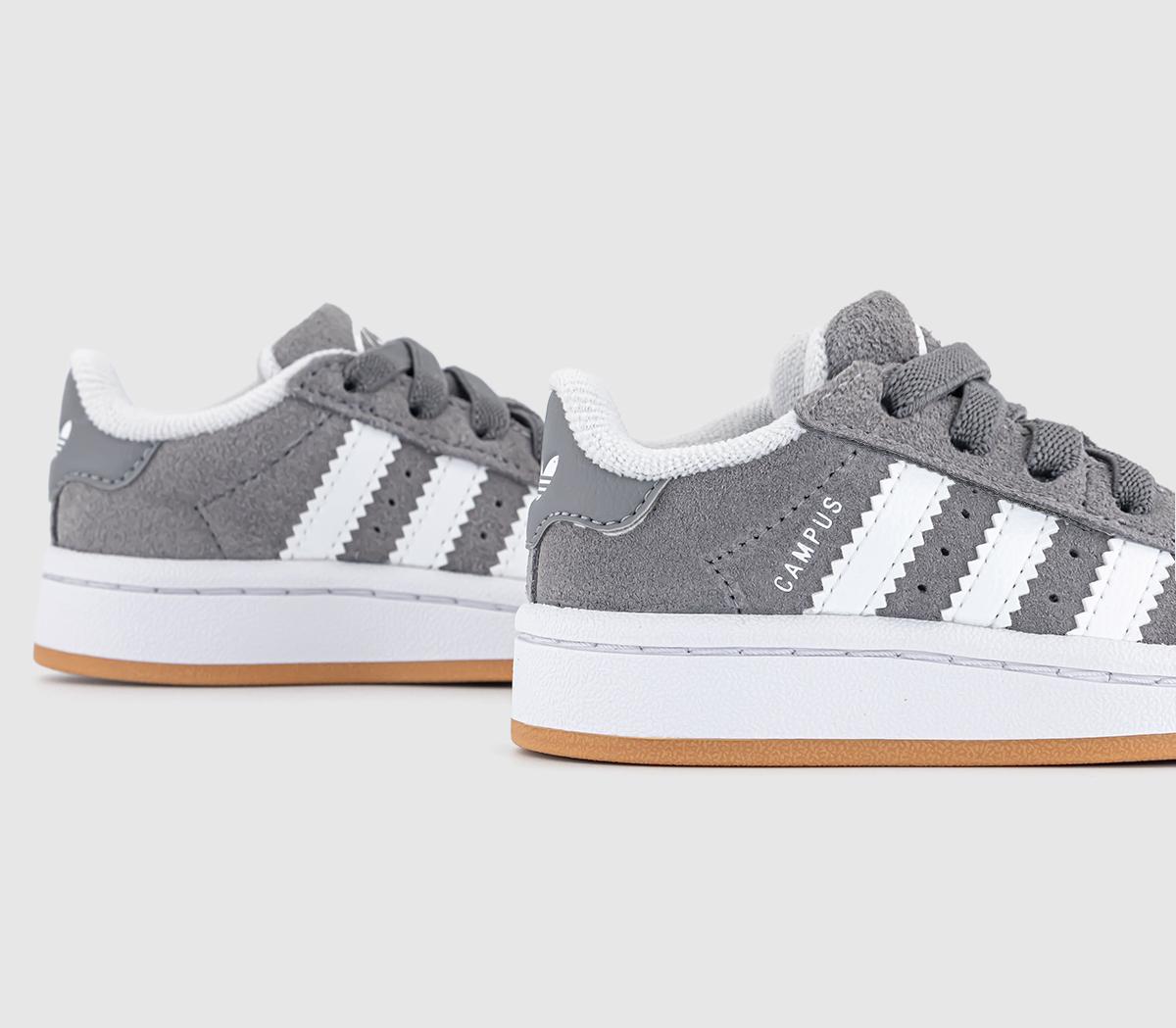 adidasCampus Infant Trainers adidasCampus Infant TrainersGrey White Gum