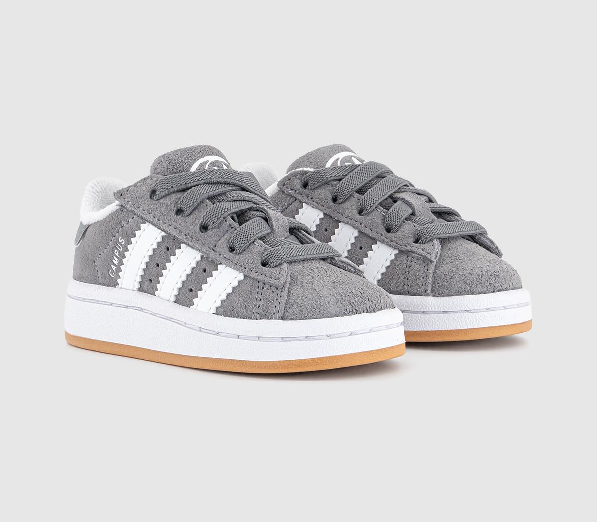 adidasCampus Infant Trainers adidasCampus Infant TrainersGrey White Gum