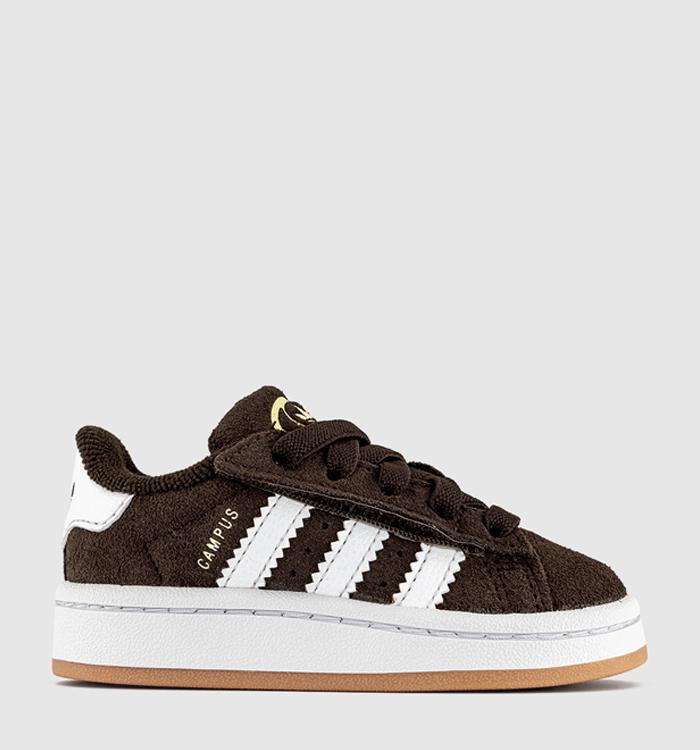adidas Campus Infant Trainers Coffee White Gum