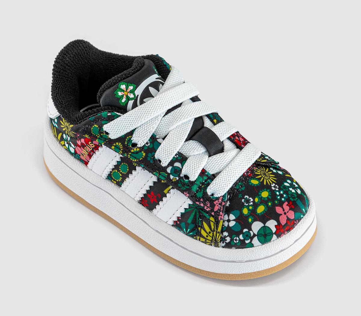 adidasCampus Infant TrainersBlack Gold Liberty