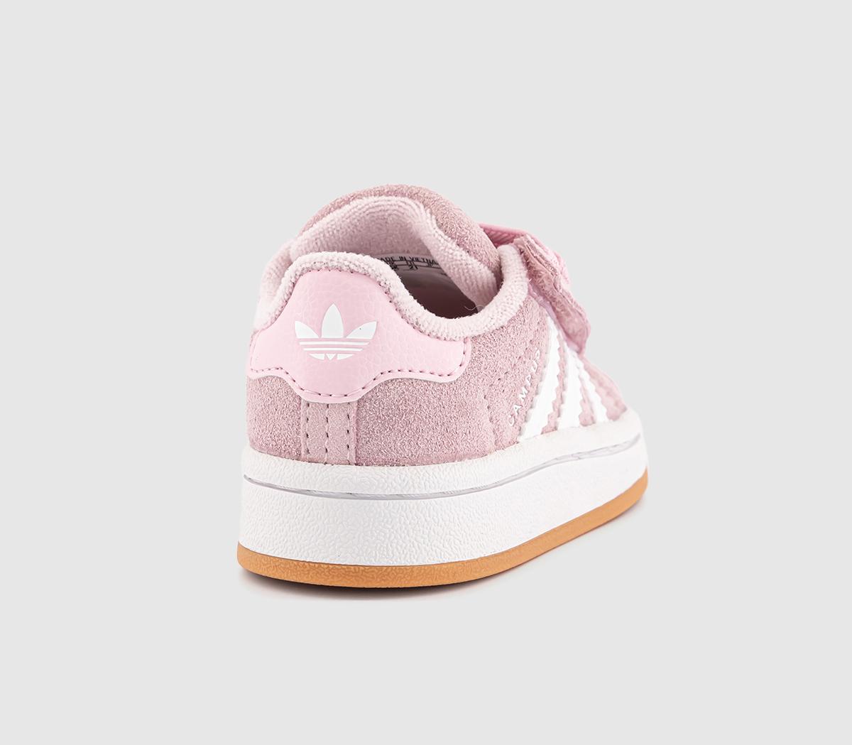 adidas Campus Infant Trainers adidas Campus Infant Trainers Clear Pink White Gum
