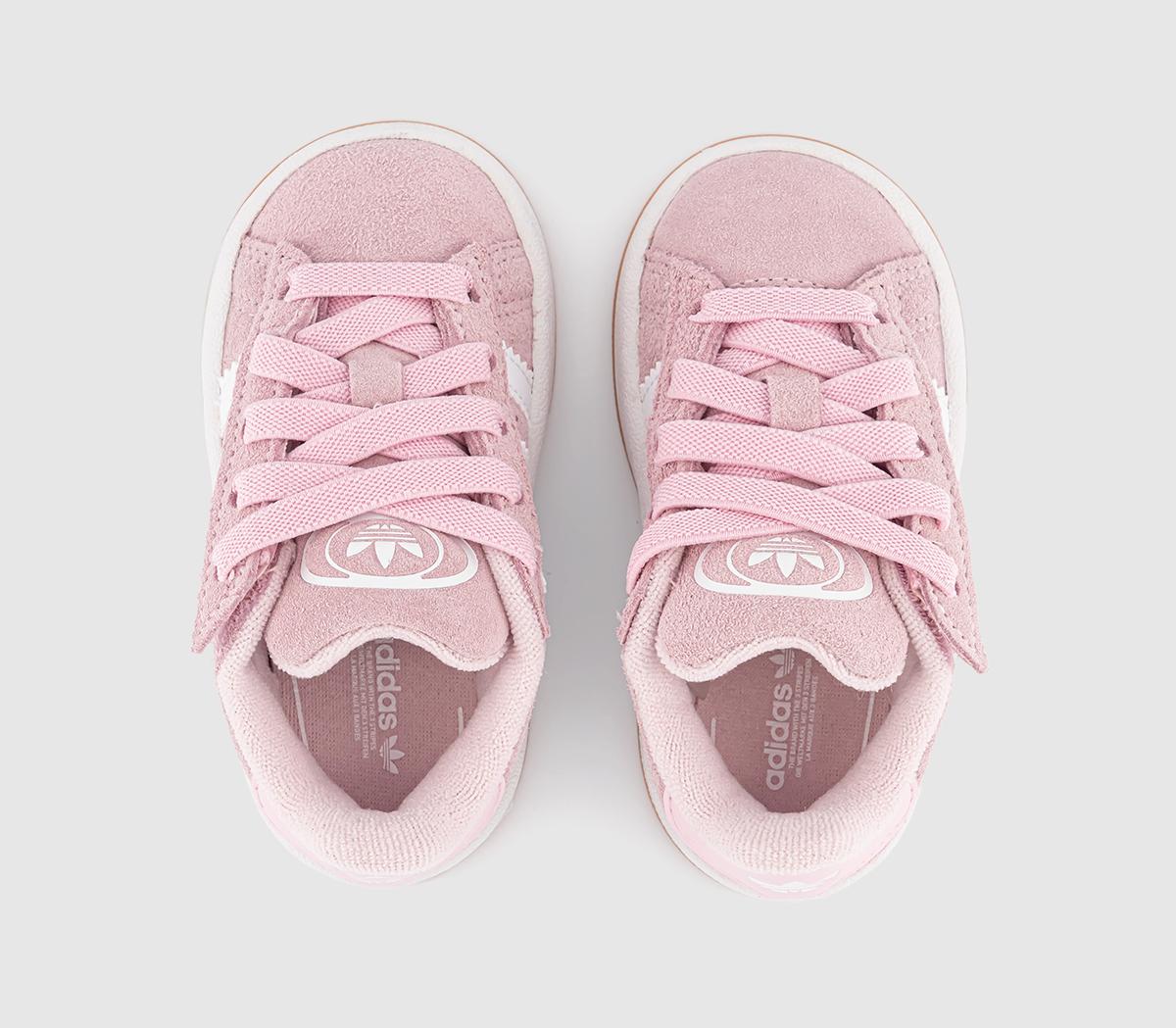 adidas Campus Infant Trainers adidas Campus Infant Trainers Clear Pink White Gum