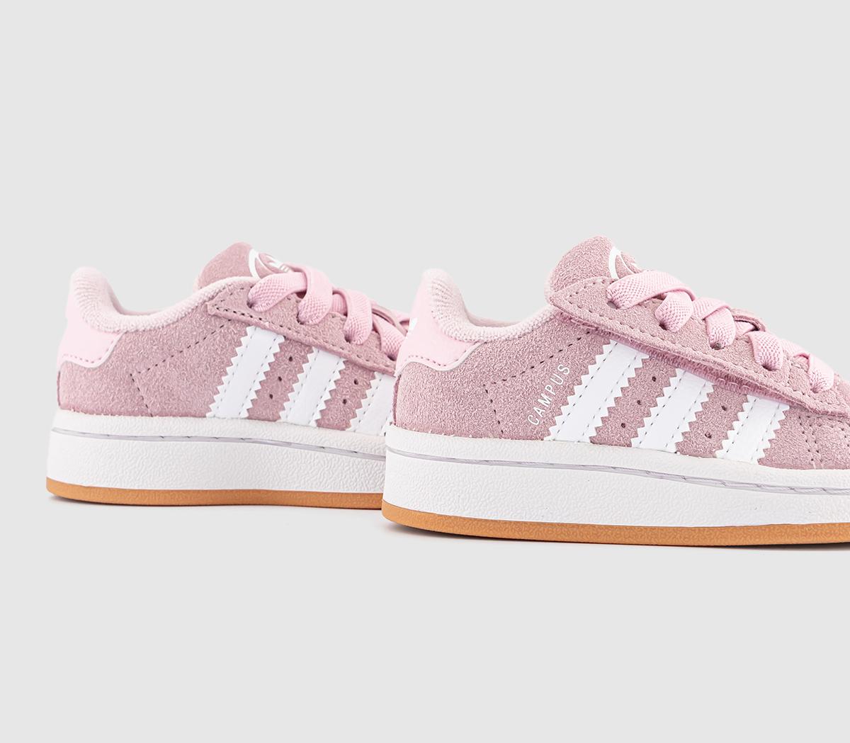 adidas Campus Infant Trainers adidas Campus Infant Trainers Clear Pink White Gum