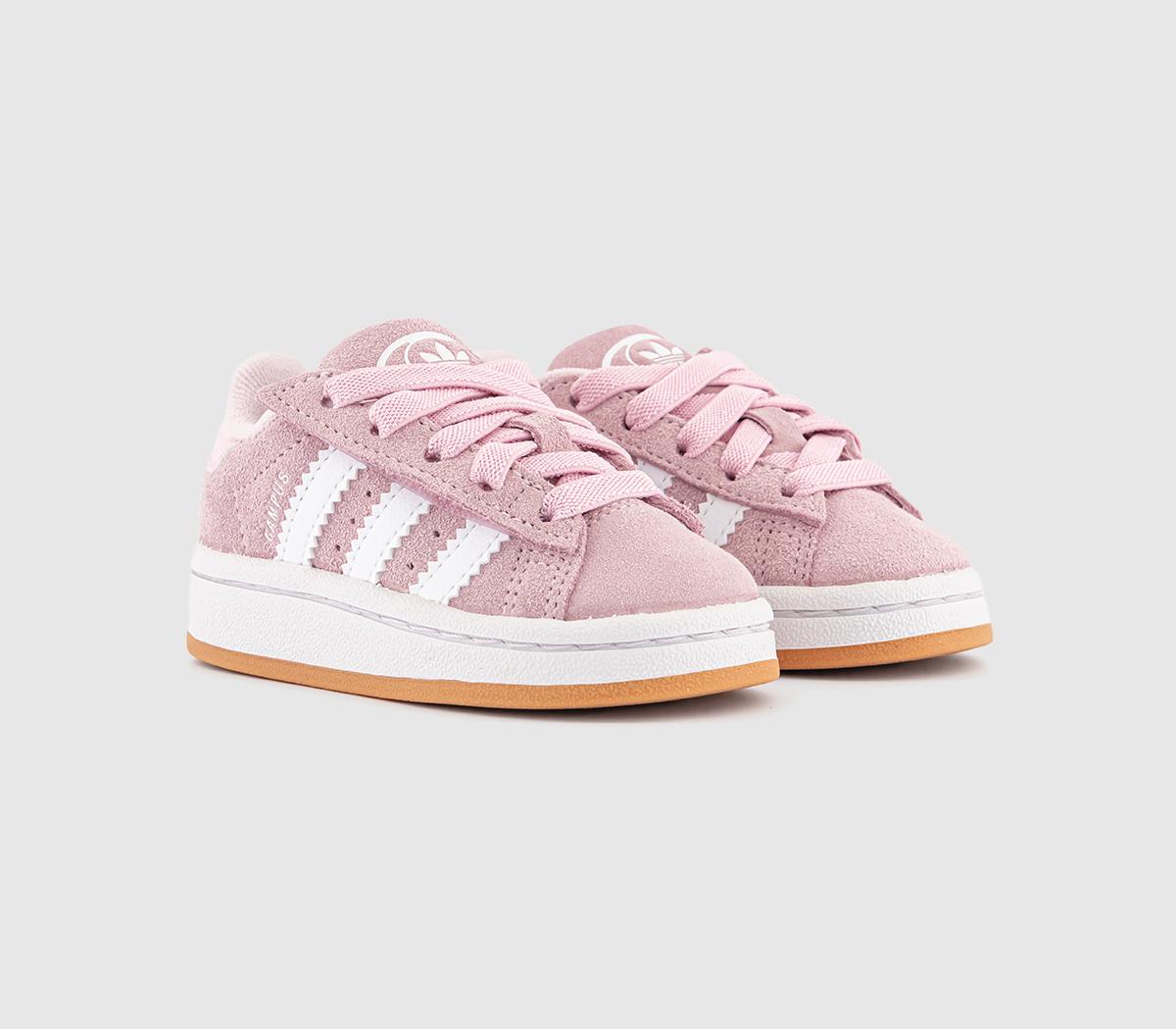 adidas Campus Infant Trainers adidas Campus Infant Trainers Clear Pink White Gum