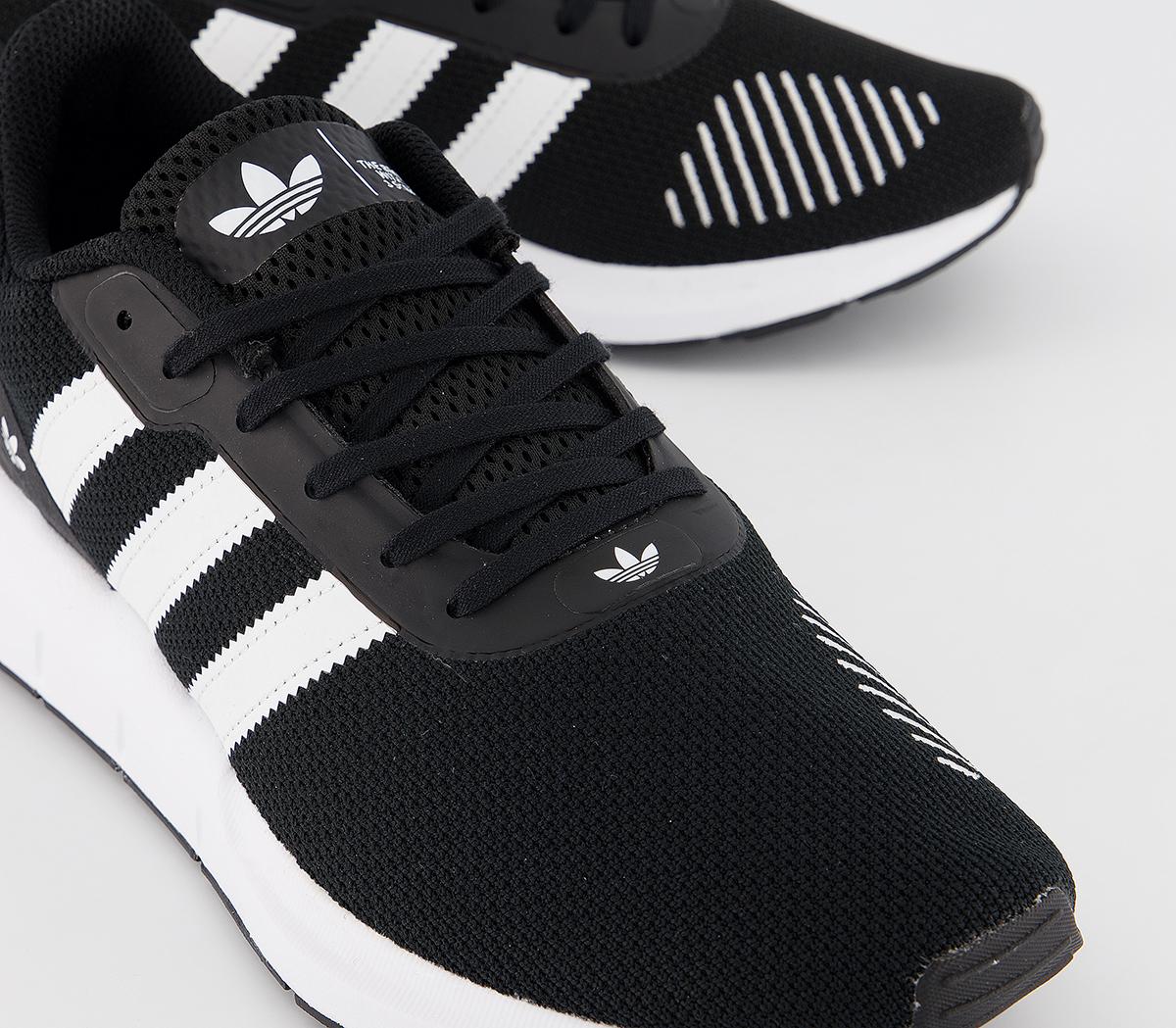 adidas Swift Run Trainers Core Black Cloud White - Men's Trainers