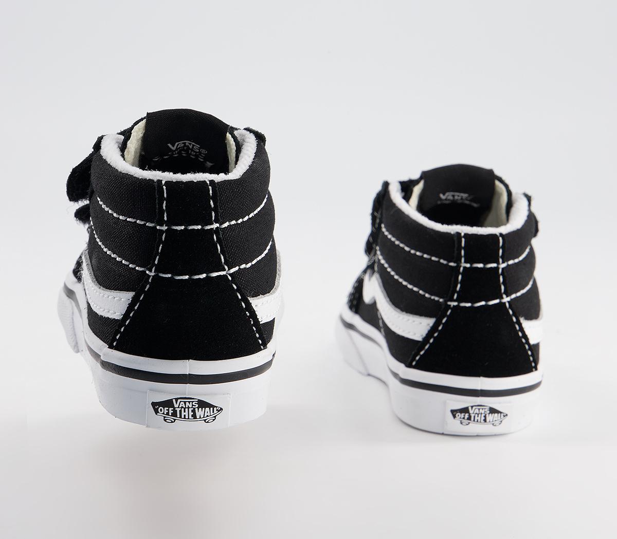 Vans Sk8 Mid Reissue Toddler Trainers Vans Sk8 Mid Reissue Toddler Trainers Black White