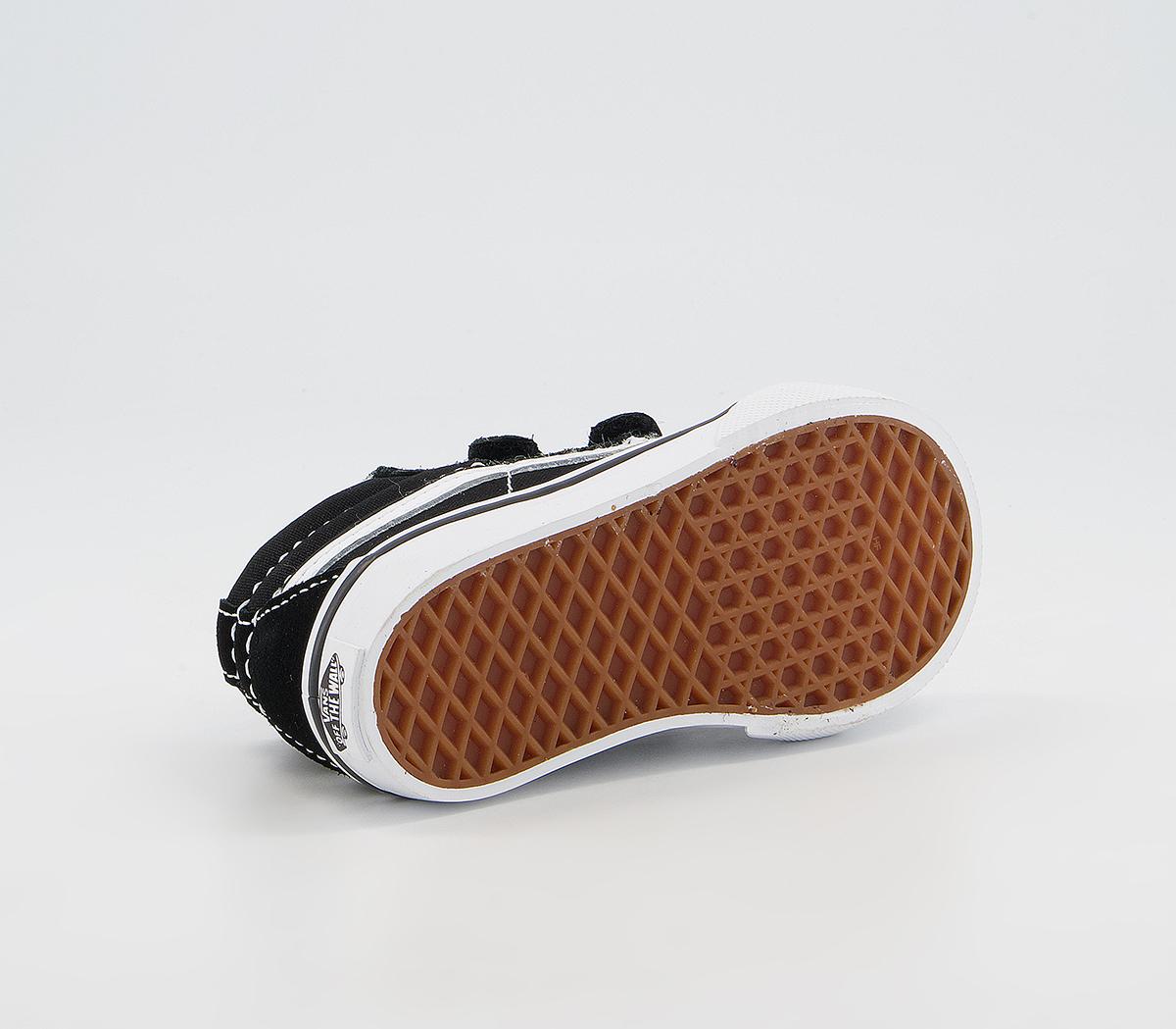 Vans Sk8 Mid Reissue Toddler Trainers Vans Sk8 Mid Reissue Toddler Trainers Black White
