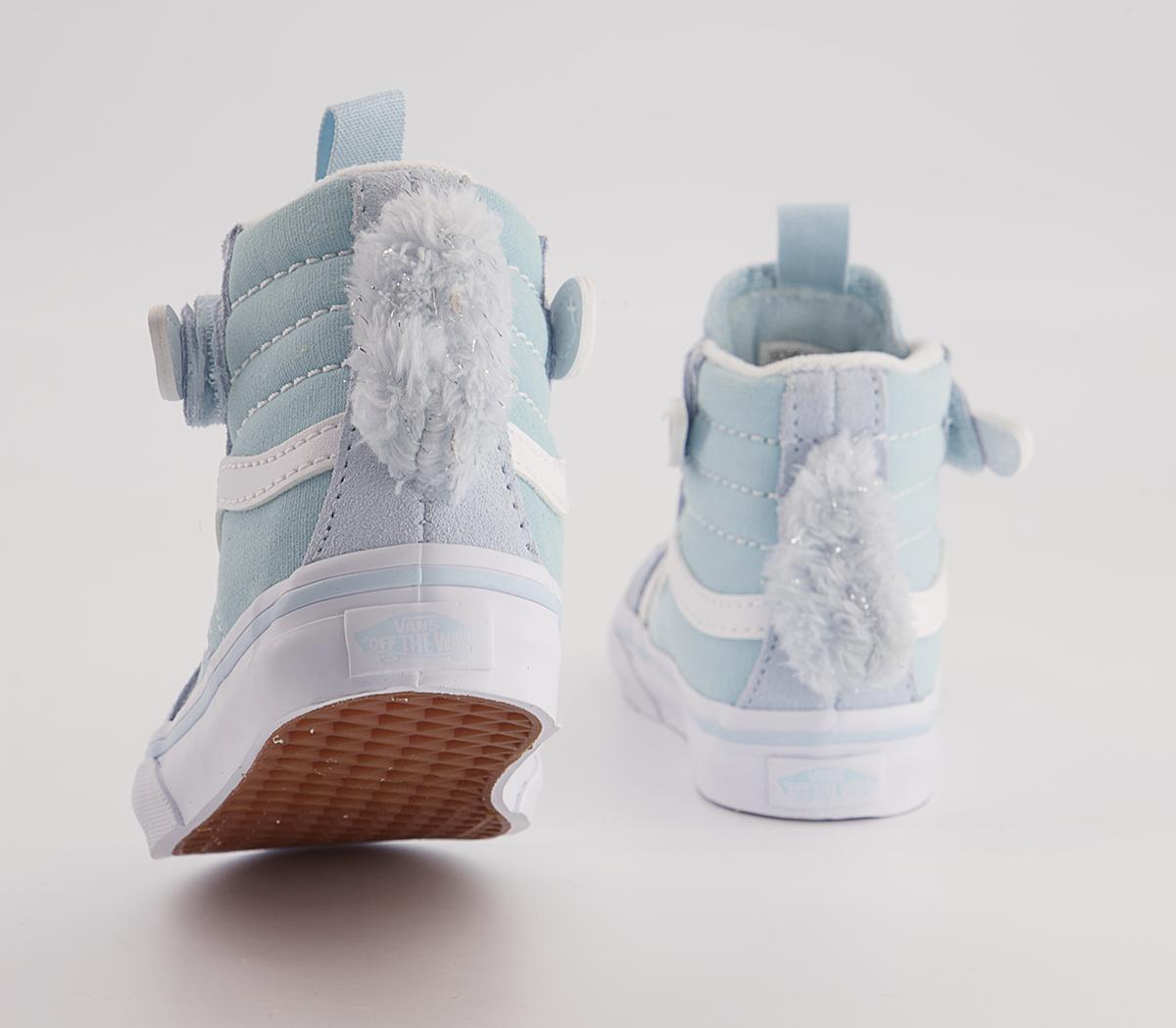 Vans Sk8 Mid Reissue Toddler Trainers Vans Sk8 Mid Reissue Toddler Trainers Delicate Blue Unicorn