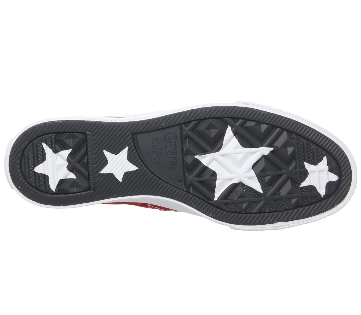 ConverseOne Star Platform TrainersGym Red White