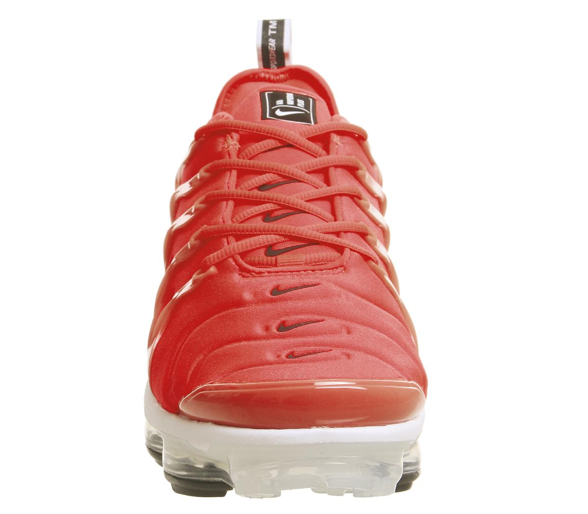 NikeAir Vapormax PlusBright Crimson Black White