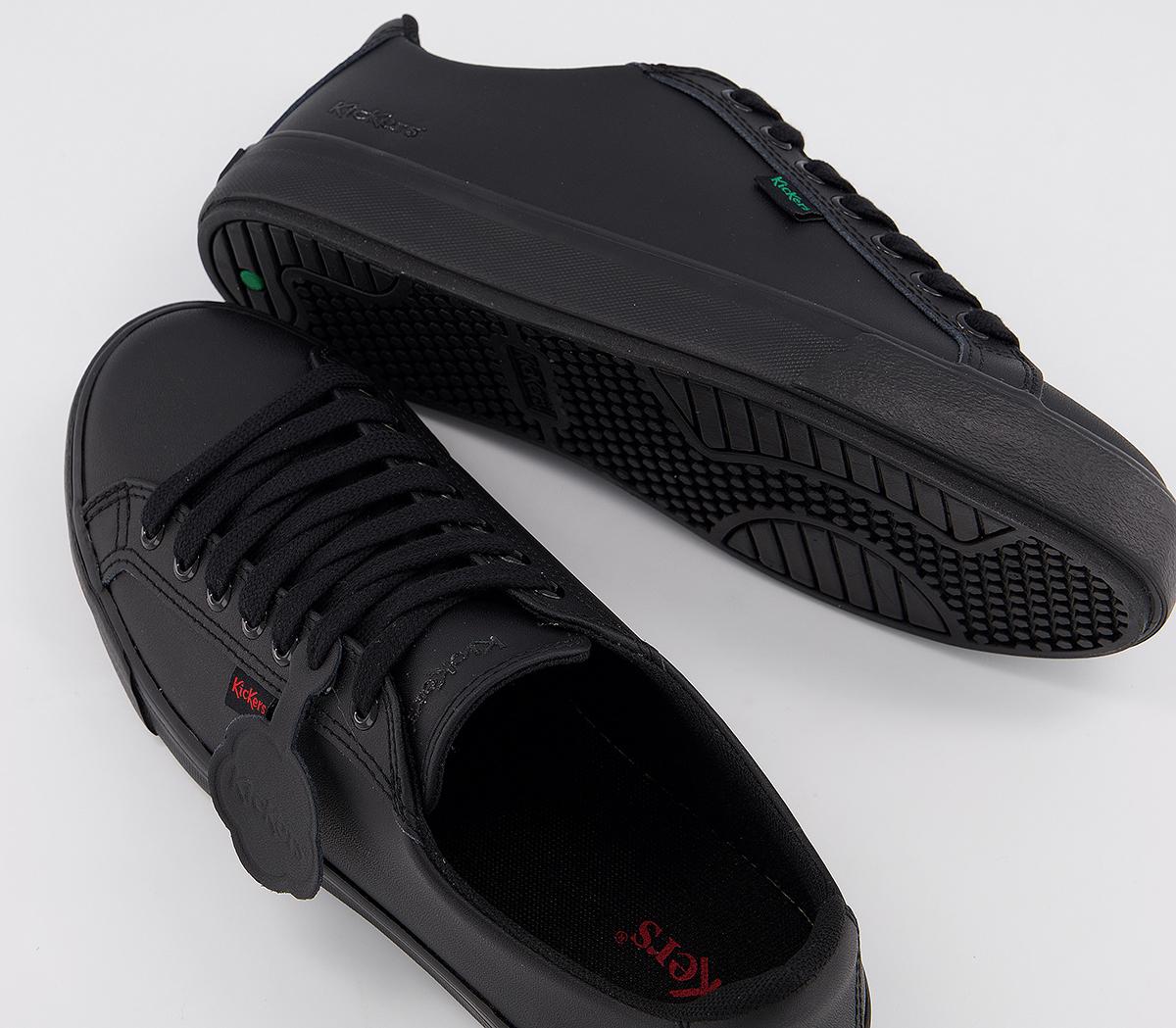KickersTovni Lacer Shoes KickersTovni Lacer ShoesBlack Leather