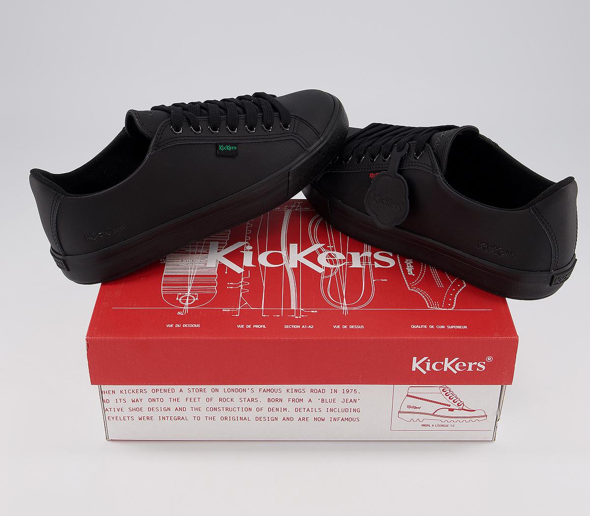 KickersTovni Lacer Shoes KickersTovni Lacer ShoesBlack Leather