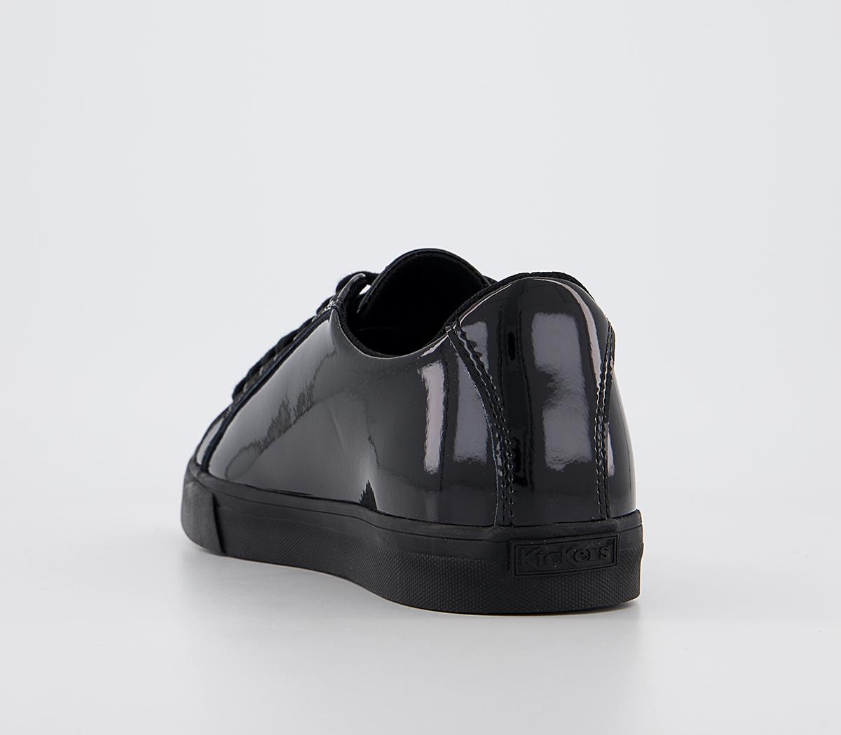 Kickers Tovni Lacer Shoes Kickers Tovni Lacer Shoes Black Patent