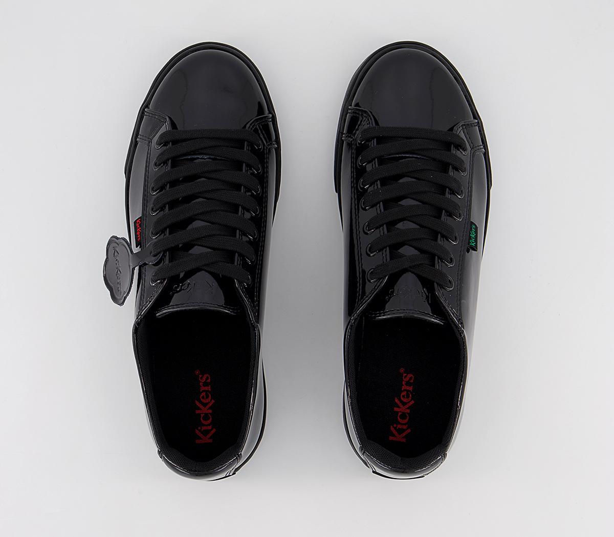 Kickers Tovni Lacer Shoes Kickers Tovni Lacer Shoes Black Patent