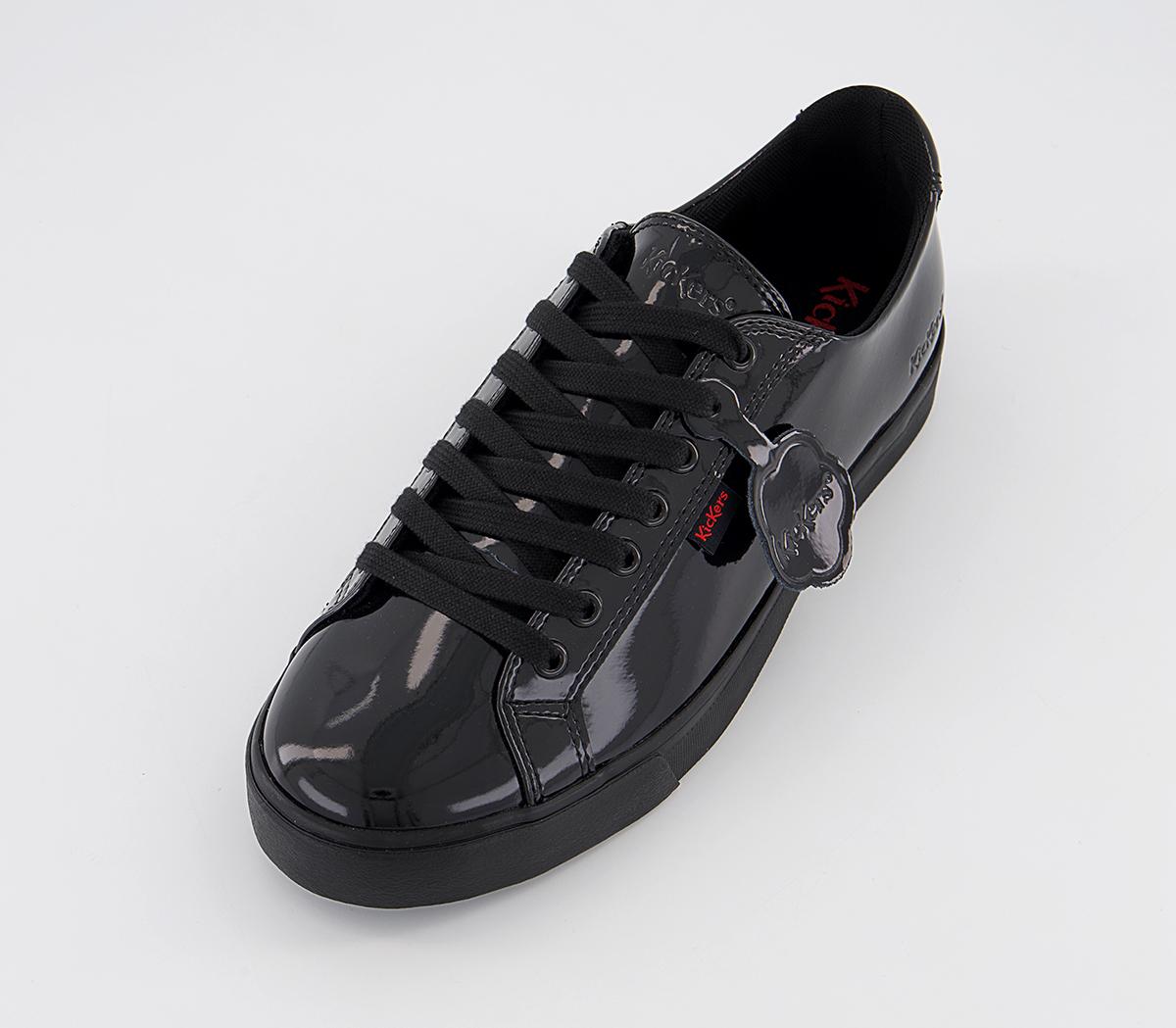 Kickers Tovni Lacer Shoes Kickers Tovni Lacer Shoes Black Patent