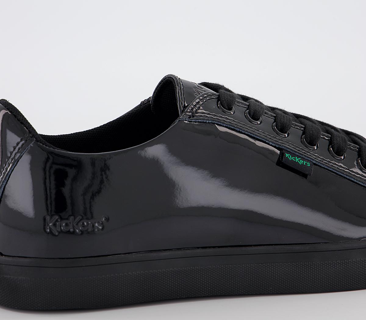 Kickers Tovni Lacer Shoes Kickers Tovni Lacer Shoes Black Patent