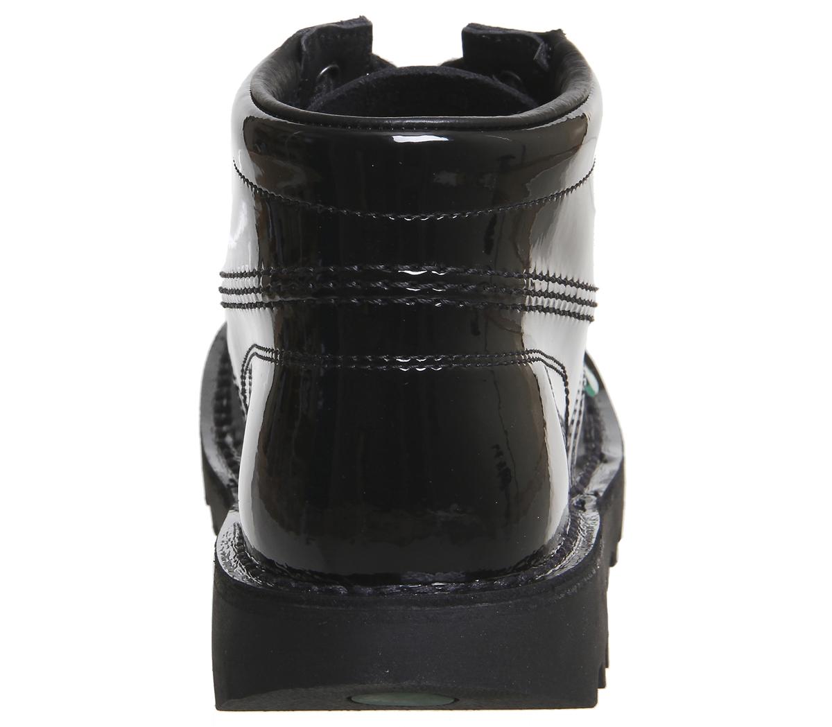 KickersKick Hi JuniorBlack Patent