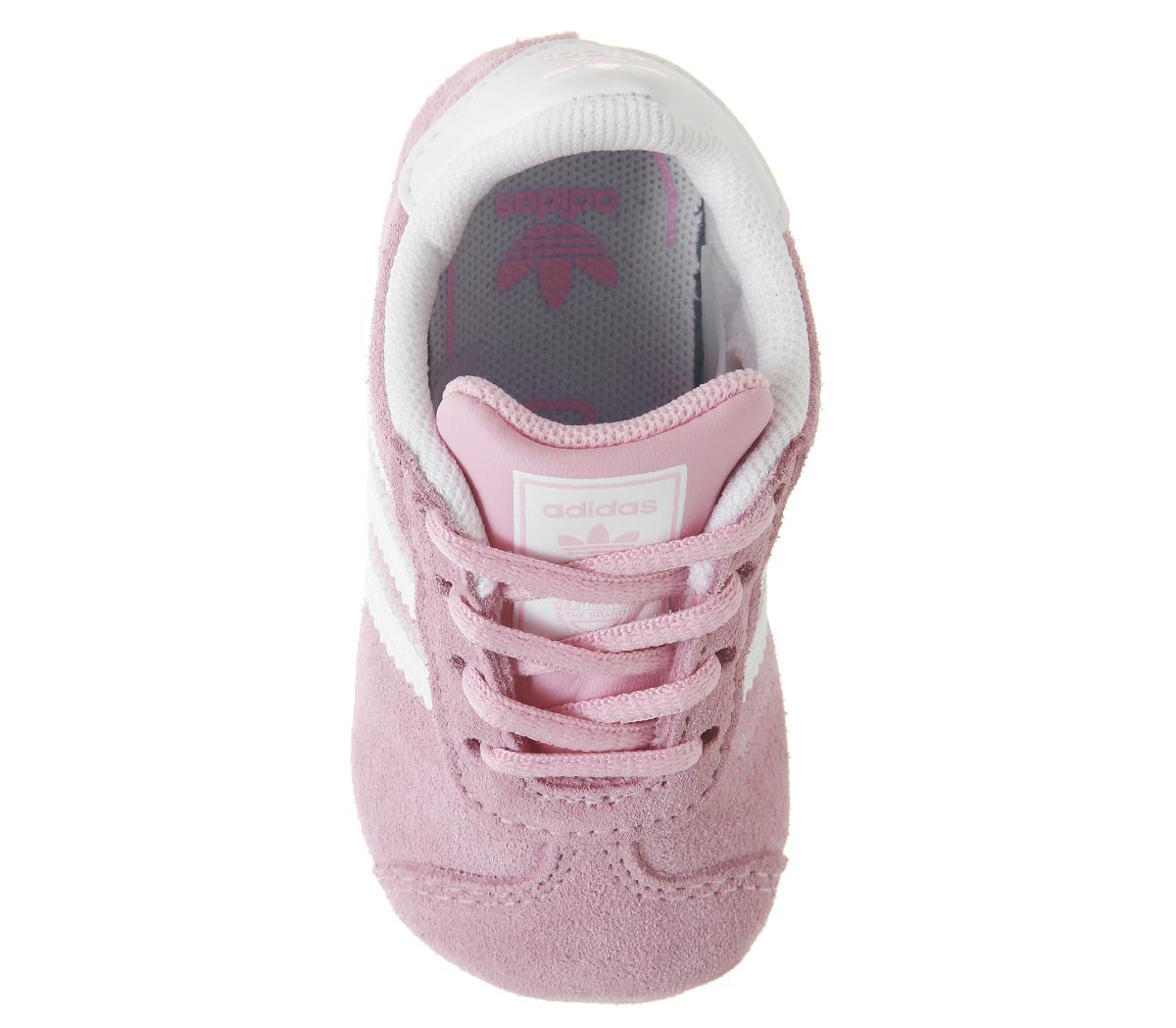 adidas gazelle silver green womens Adidas VL Court 3.0 | Toddler | Clear Pink/Gum main image 1