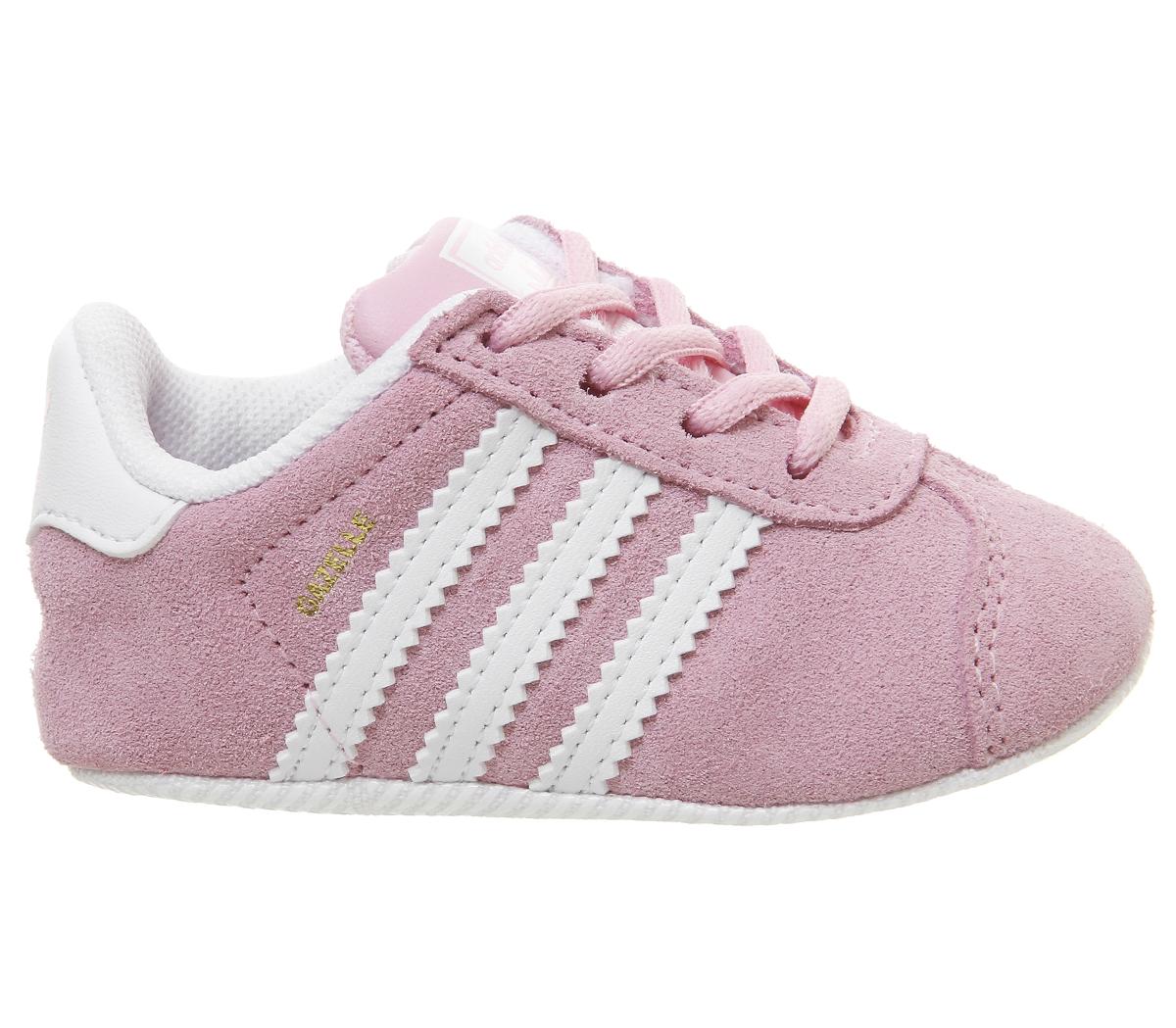 adidas gazelle silver green womens Adidas Originals Gazelle Crib Kids Sneakers – LABELS main image 1