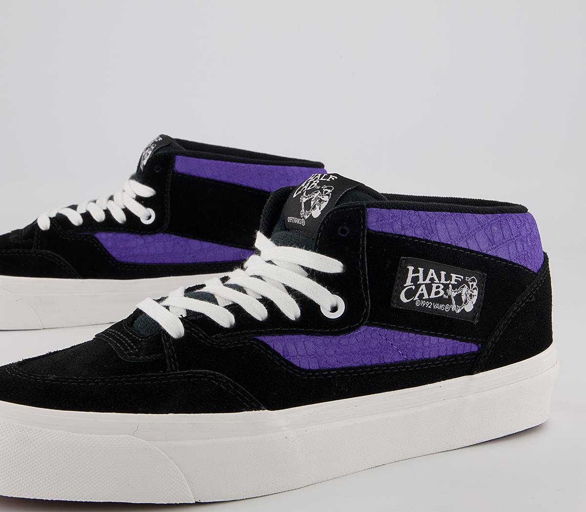 Vans Anaheim Half Cab 33 Dx Trainers Vans Anaheim Half Cab 33 Dx Trainers Anaheim Black Purple Opulence Croc