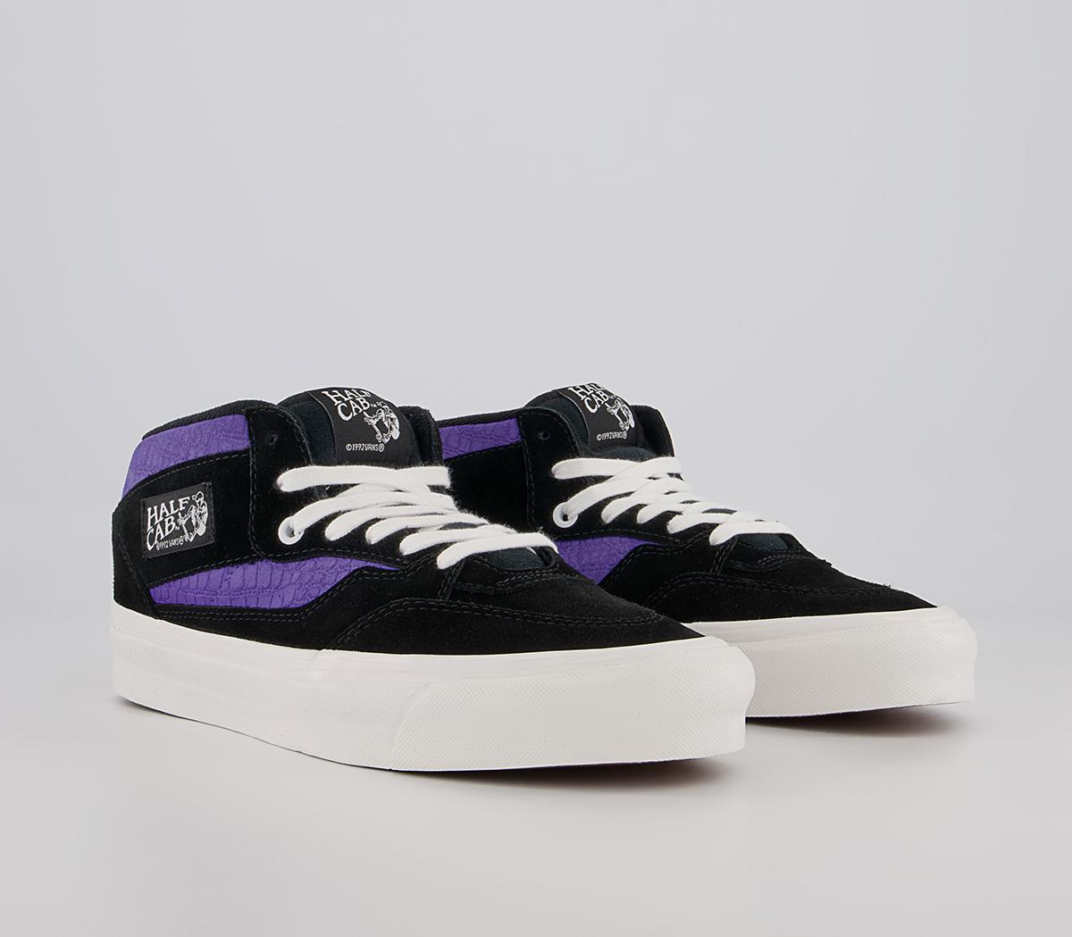 Vans Anaheim Half Cab 33 Dx Trainers Vans Anaheim Half Cab 33 Dx Trainers Anaheim Black Purple Opulence Croc