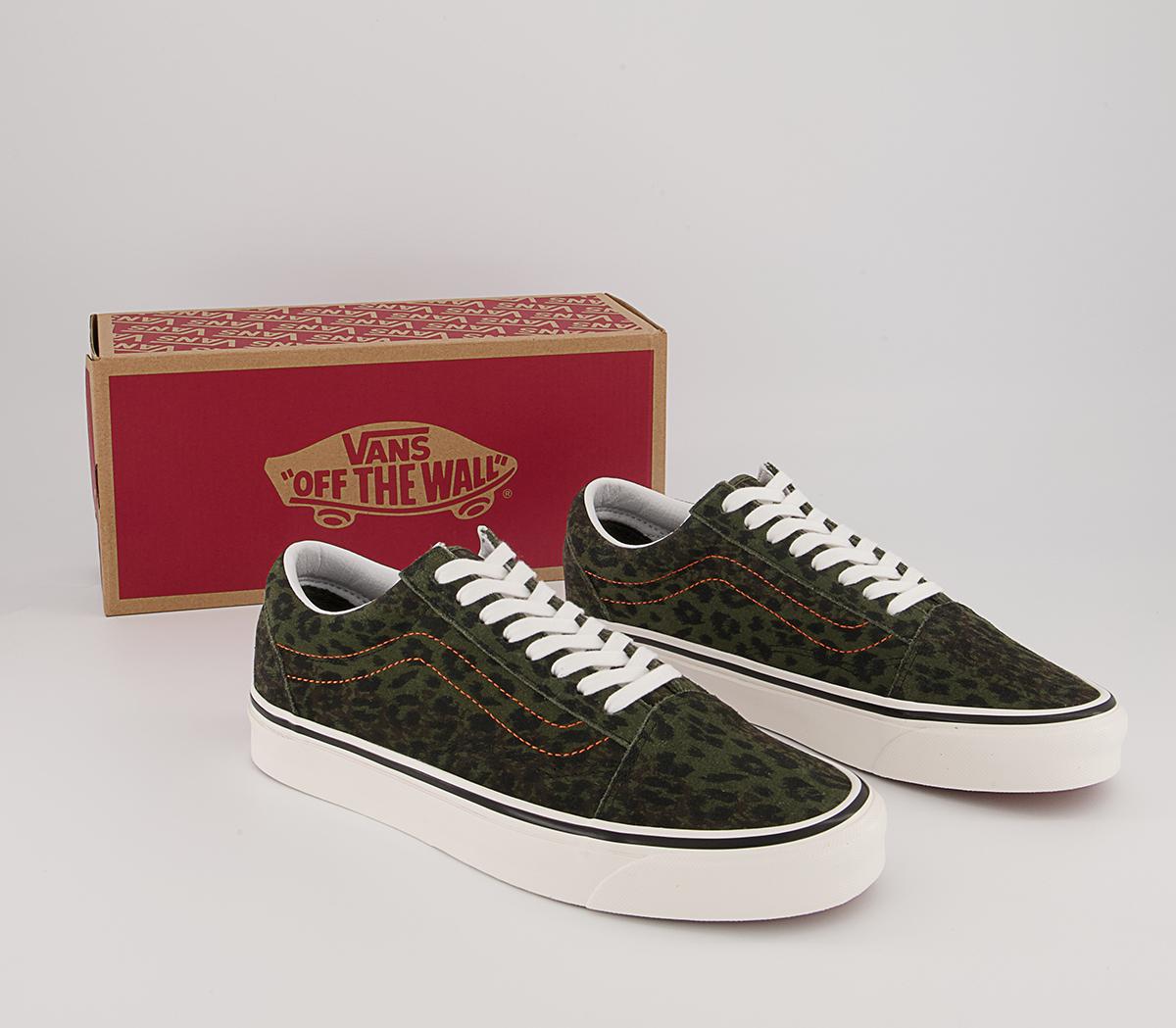 Vans Anaheim Old Skool 36 Dx Trainers Vans Anaheim Old Skool 36 Dx Trainers Anaheim Leopard Camo Grape Leaf